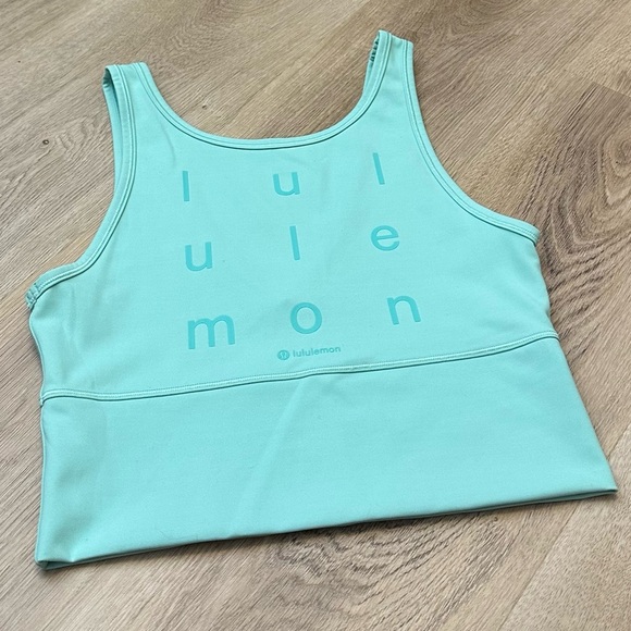 Lululemon Power Pivot Everlux Tank Top *Motif Wild Mint - Picture 9 of 10